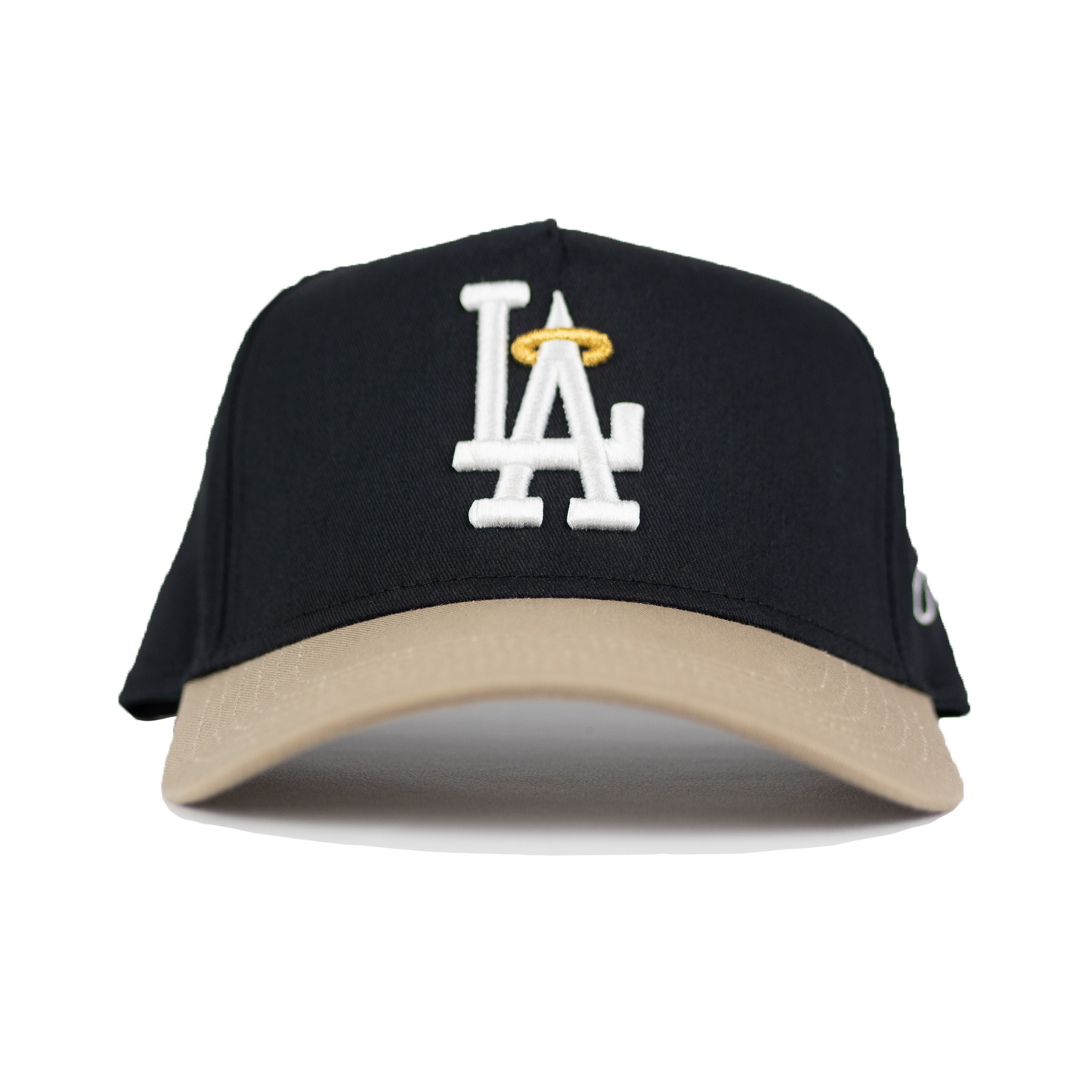 LA Halo Snapback Hat (BLACK/KHAKI)