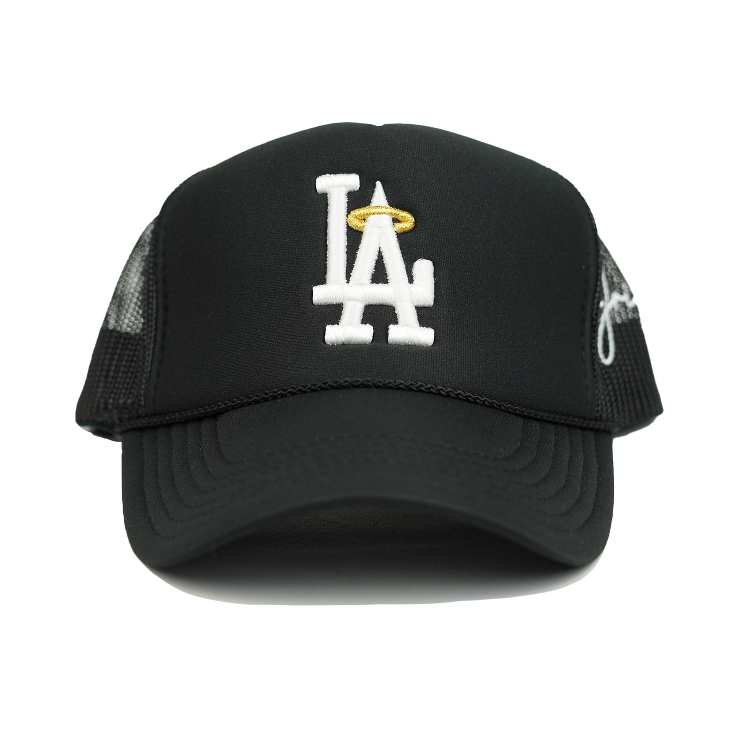 LA Halo Trucker Hat (BLACK)