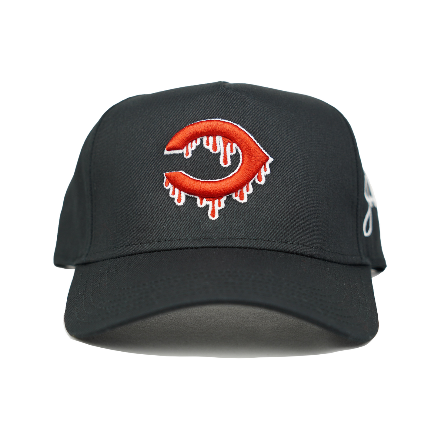 Cincinnati Dripping Snapback Hat (BLACK)
