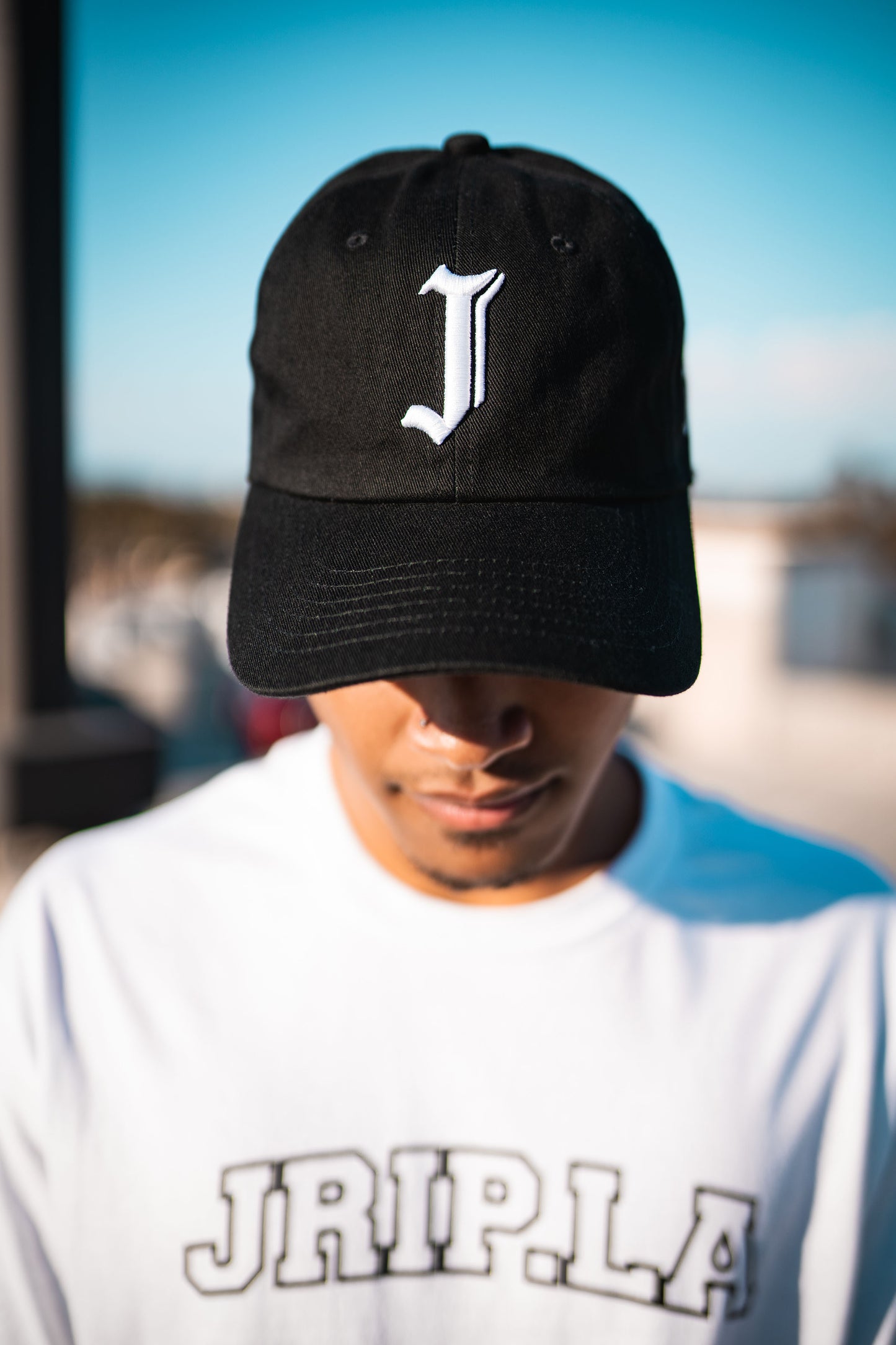 Signature J Dad Hat (BLACK)