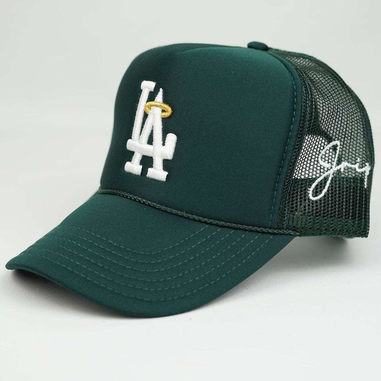 LA Halo Trucker Hat (GREEN)