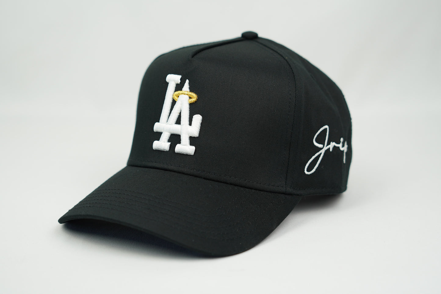LA Halo Snapback Hat (BLACK)