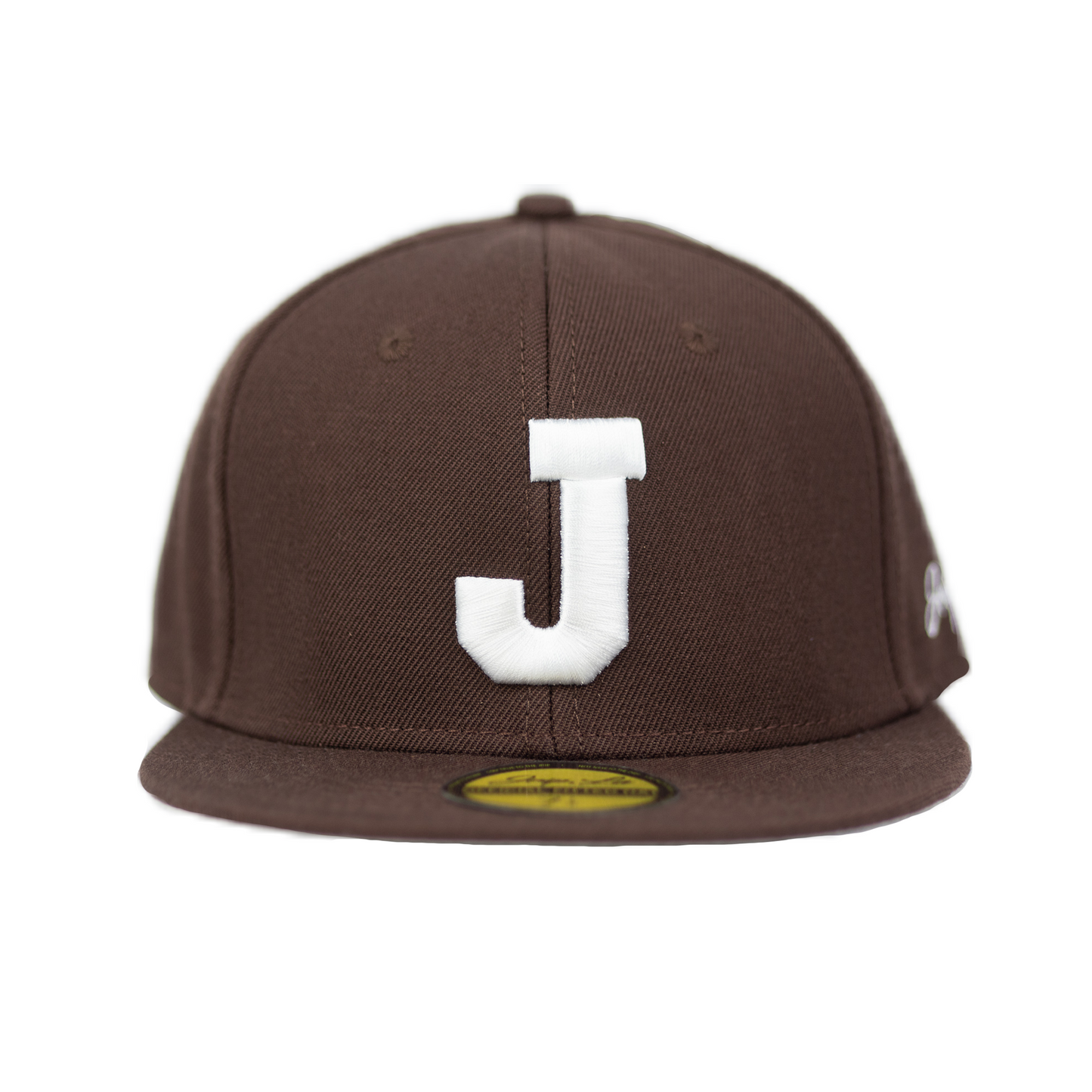 J FITTED HAT (BROWN)
