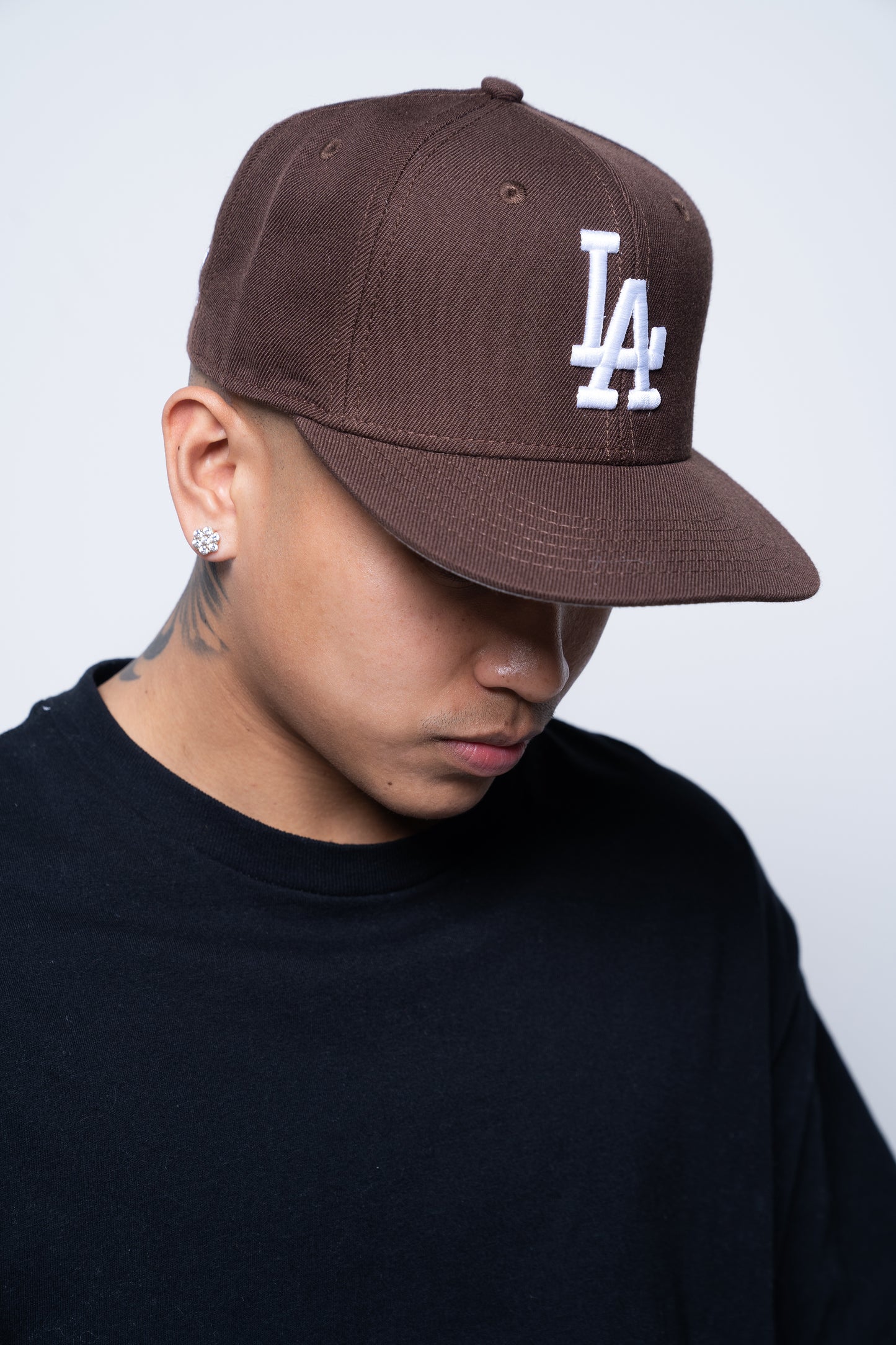 CLASSIC LA FITTED HAT (BROWN)