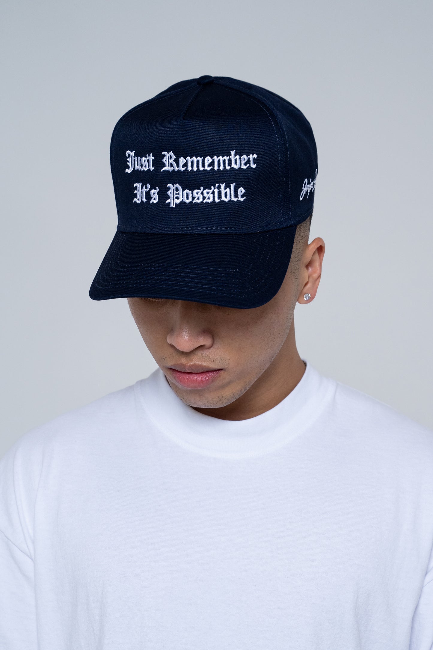 Just Remember It's Possible Snapback (NAVY BLUE)