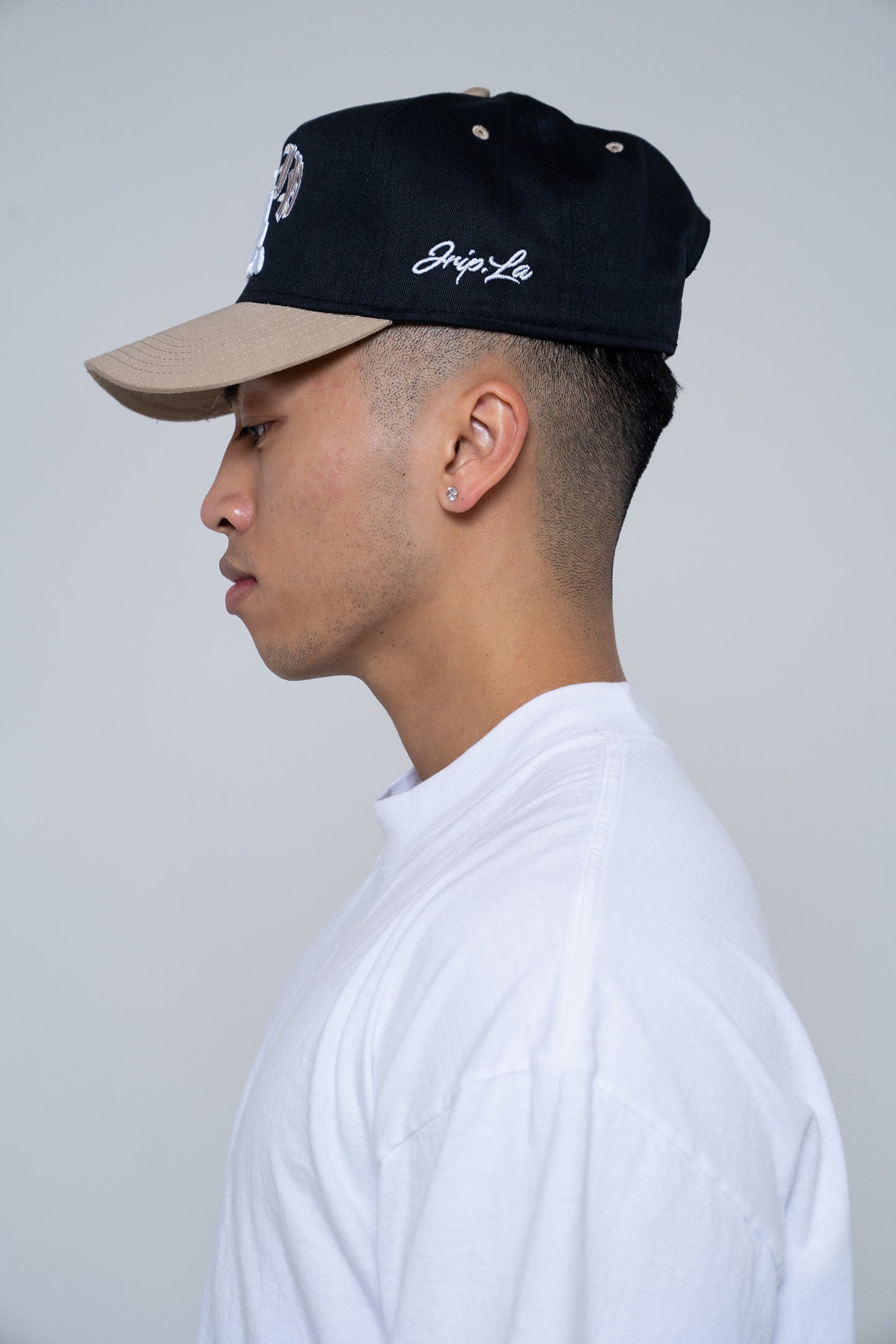 Jrip LA Snapback Hat (BLACK/KHAKI)