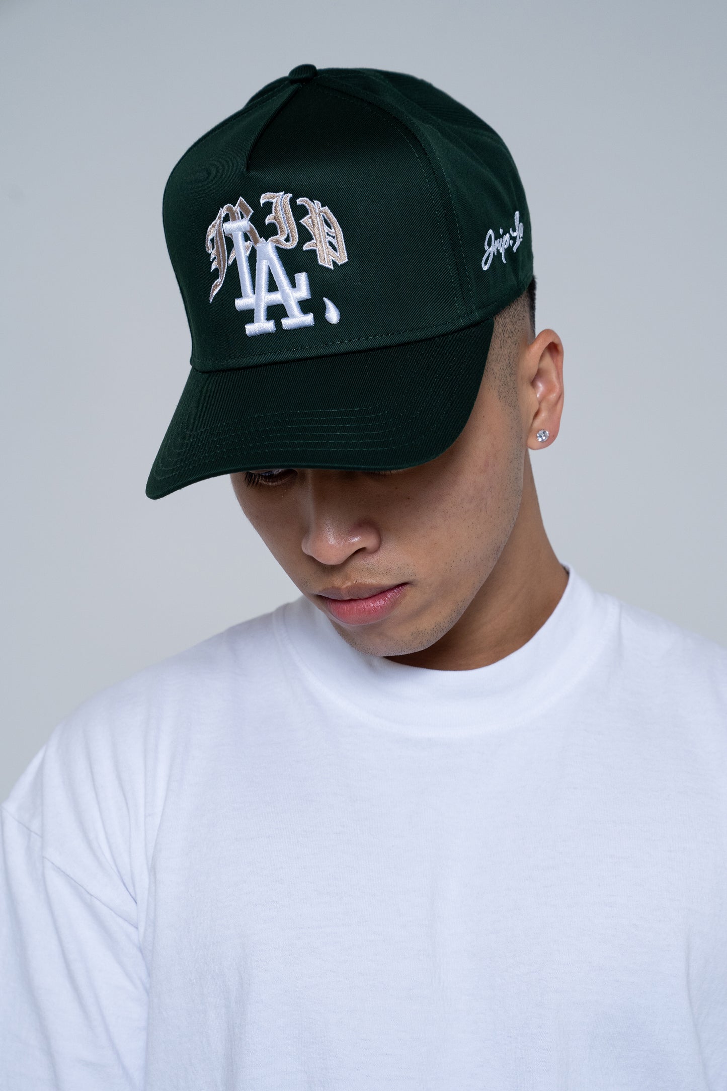 Jrip LA Snapback Hat (FOREST GREEN)