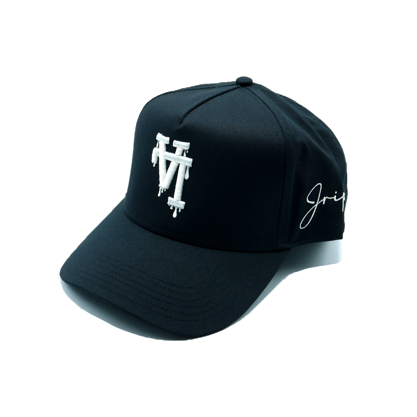 LA Dripping Snapback Hat (BLACK)
