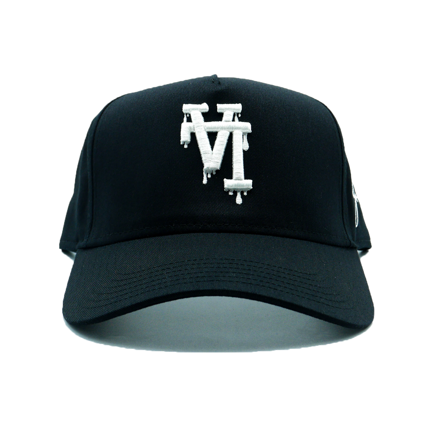 LA Dripping Snapback Hat (BLACK)