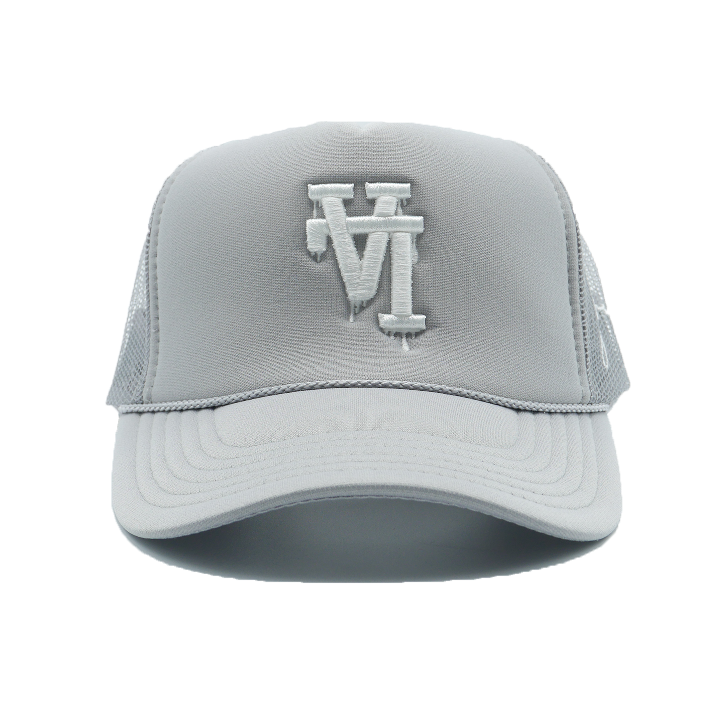 LA Dripping Trucker Hat (GREY)