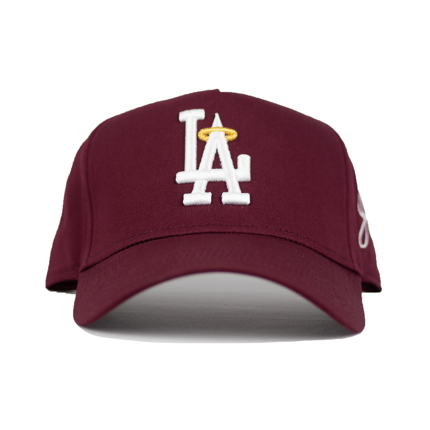 LA Halo Snapback Hat (MAROON)