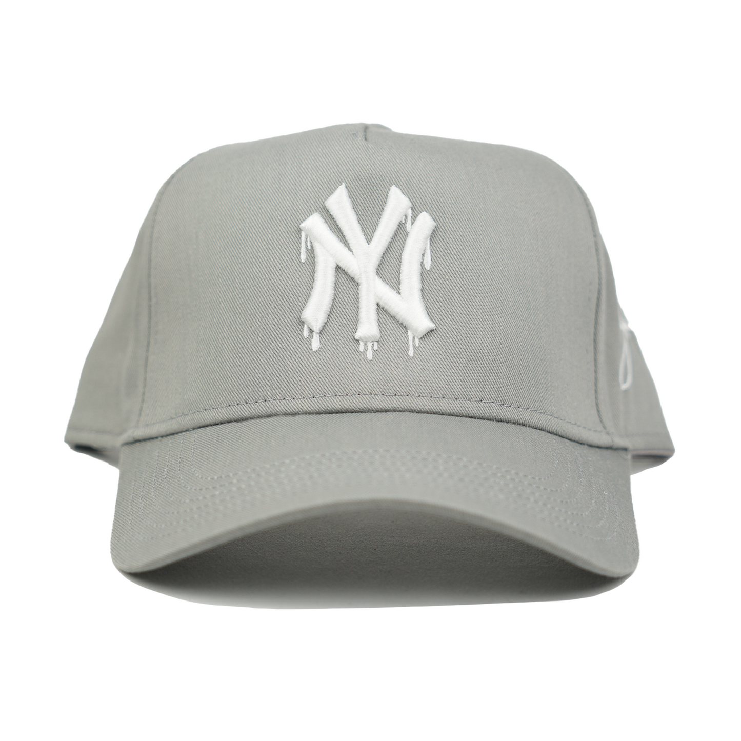 NY Dripping Snapback Hat v2 (GREY)