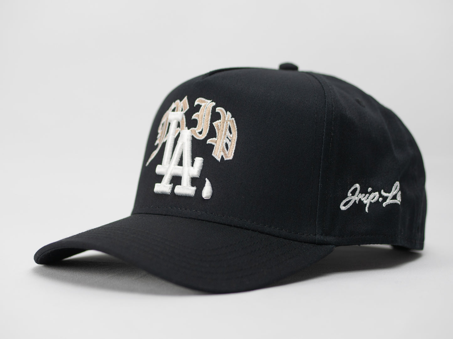 Jrip LA Snapback Hat (BLACK)