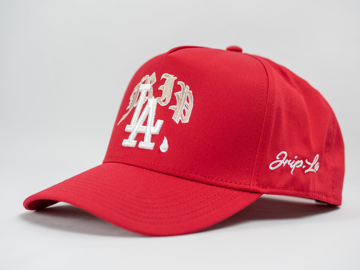Jrip LA Snapback Hat (RED)