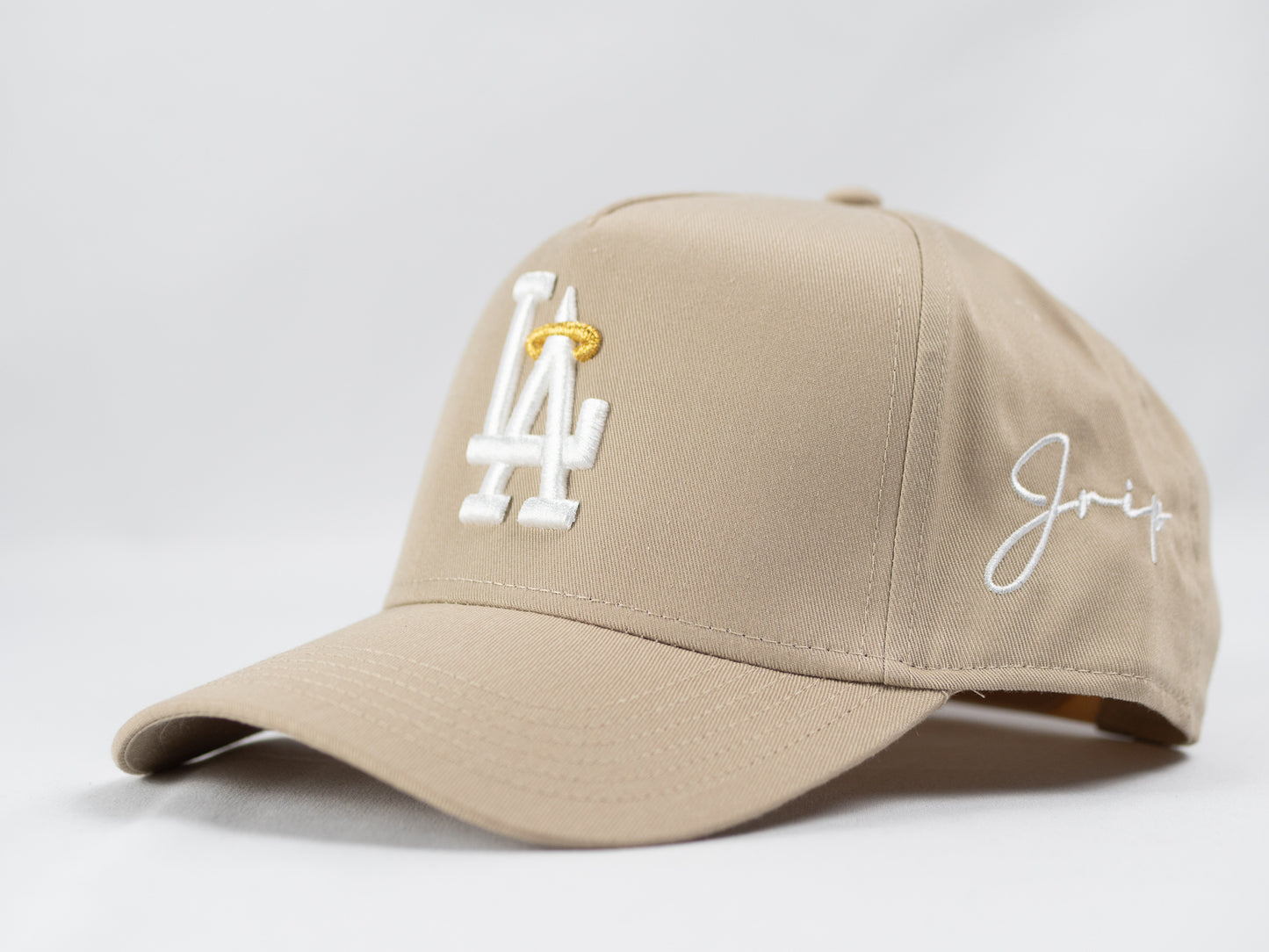LA Halo Snapback Hat (KHAKI)