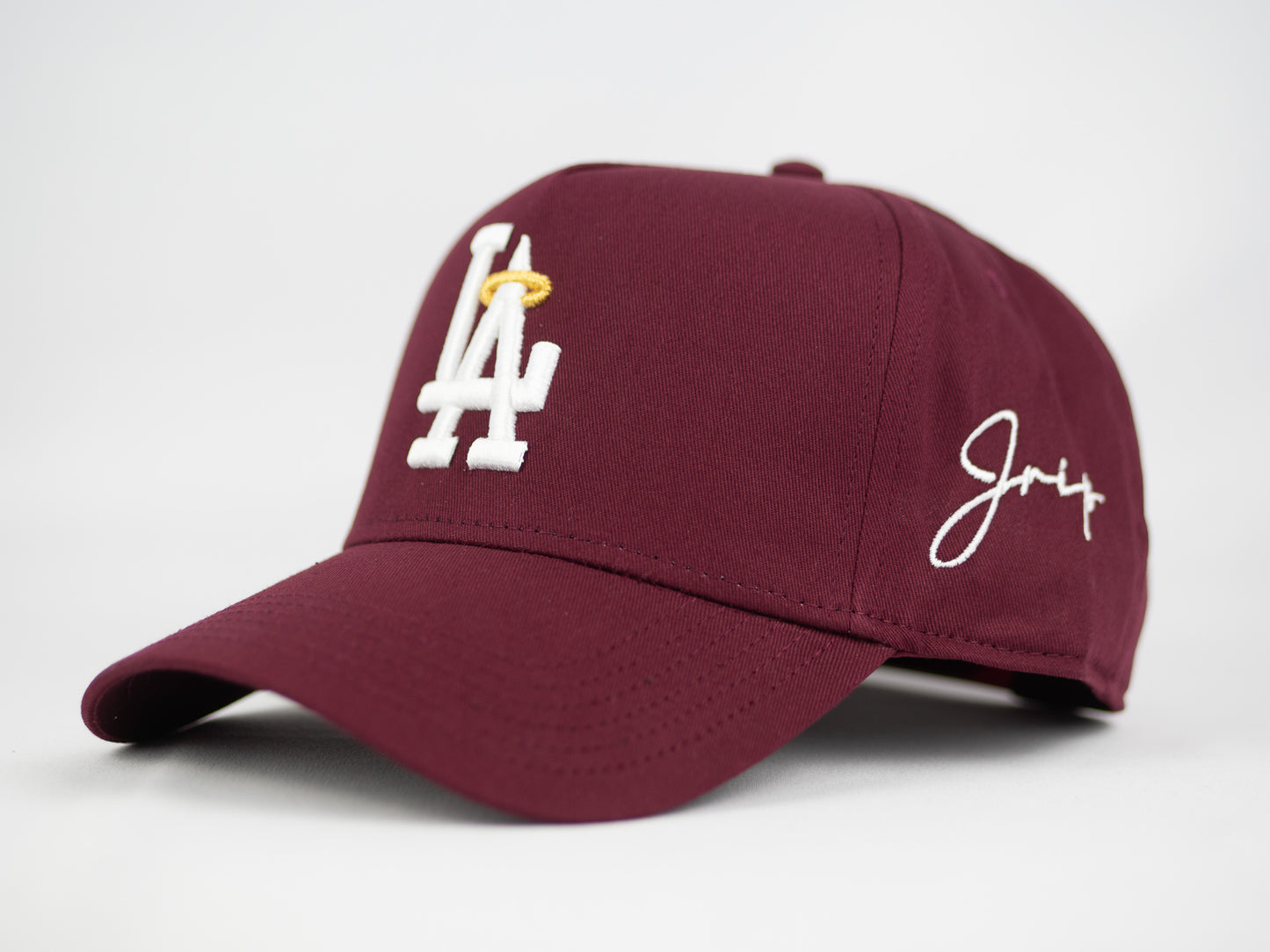 LA Halo Snapback Hat (MAROON)