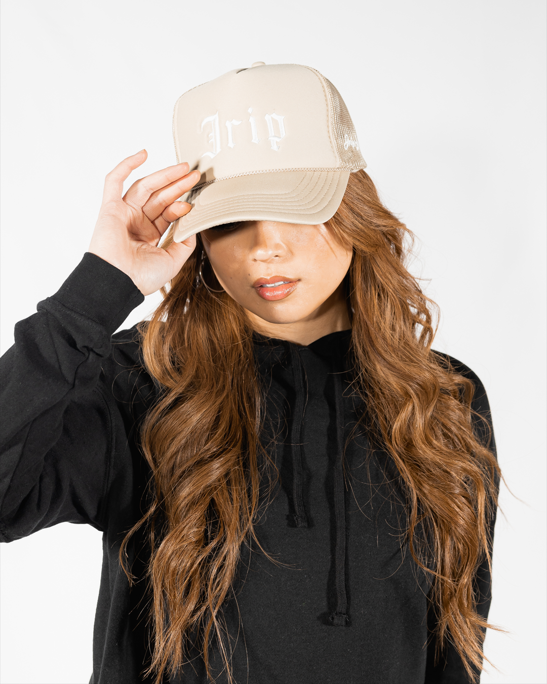 Jrip DWIW Trucker Hat (KHAKI)