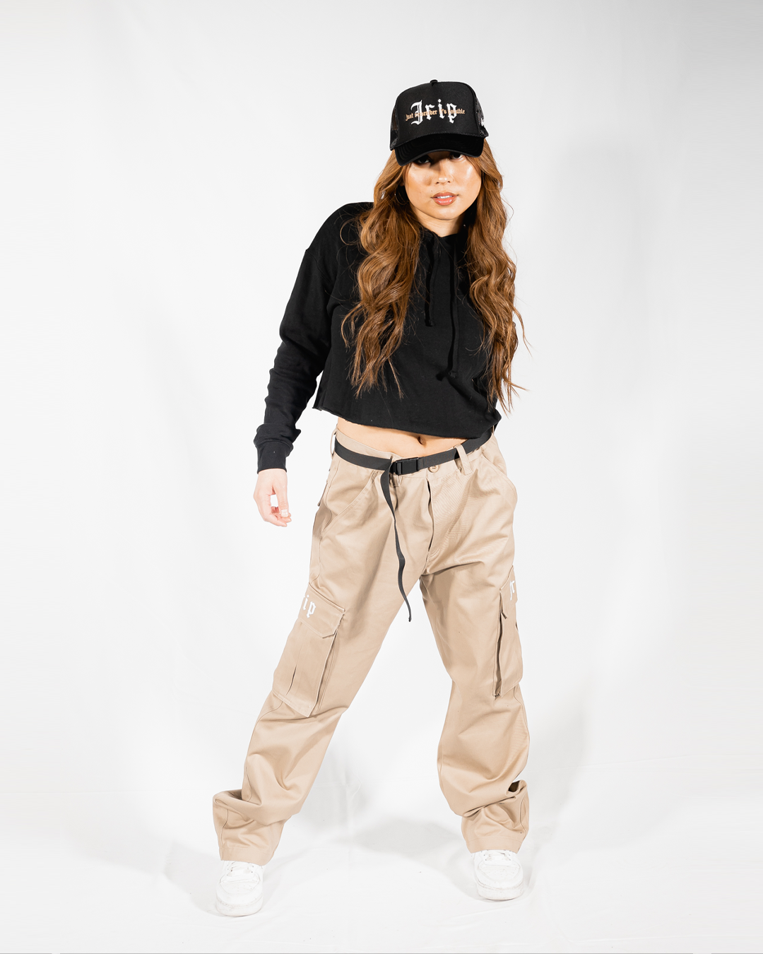 Jrip DWIW Slogan Trucker Hat (BLACK)