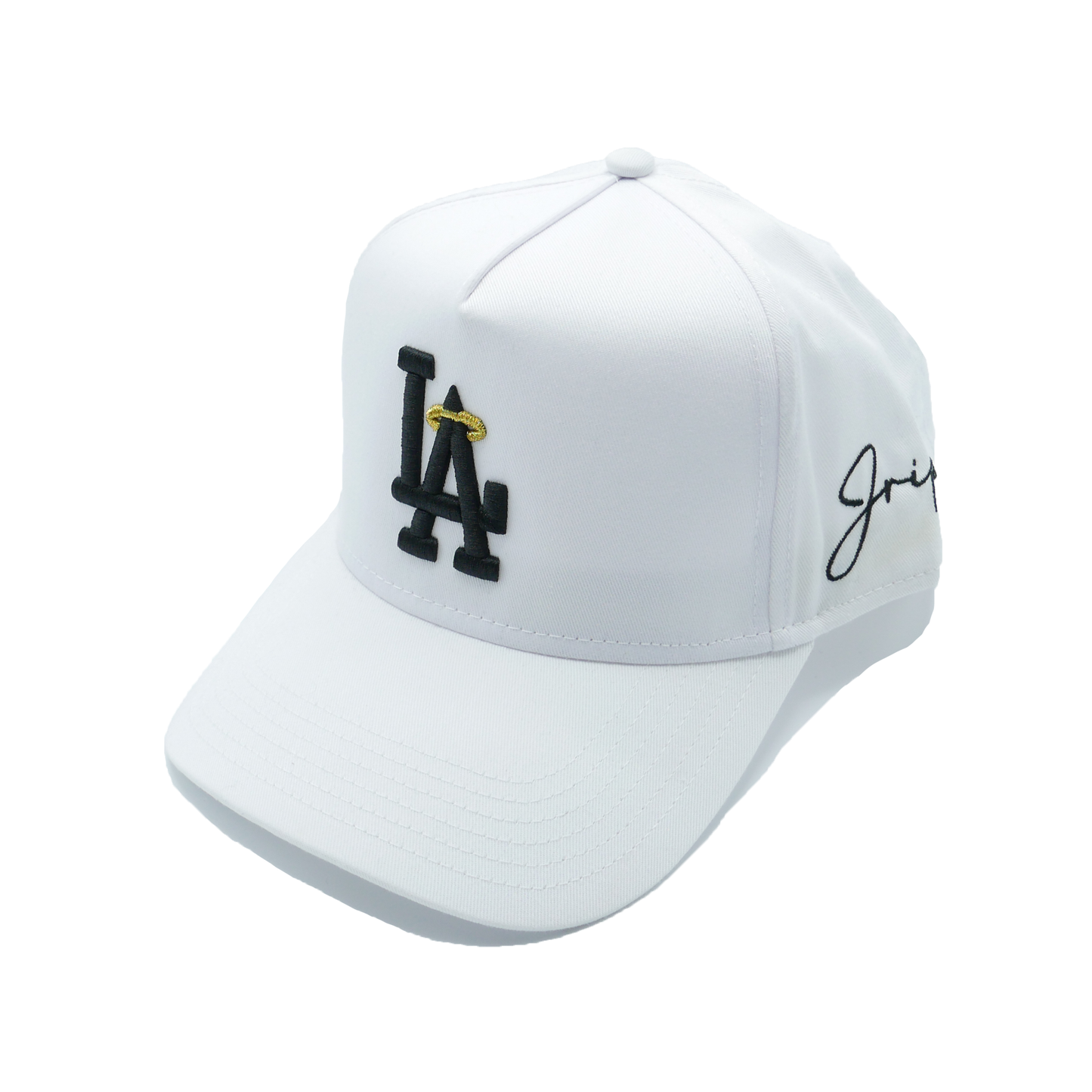 LA Halo Snapback Hat (WHITE)