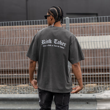 Risk Taker V2 Tee (VINTAGE BLACK)