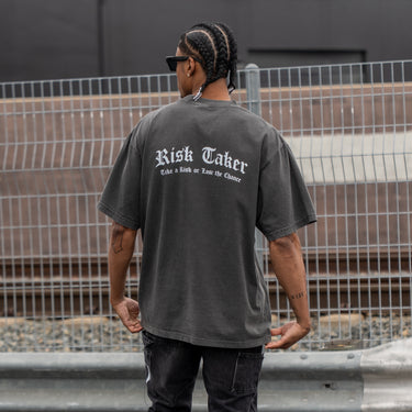 Risk Taker V2 Tee (VINTAGE BLACK)