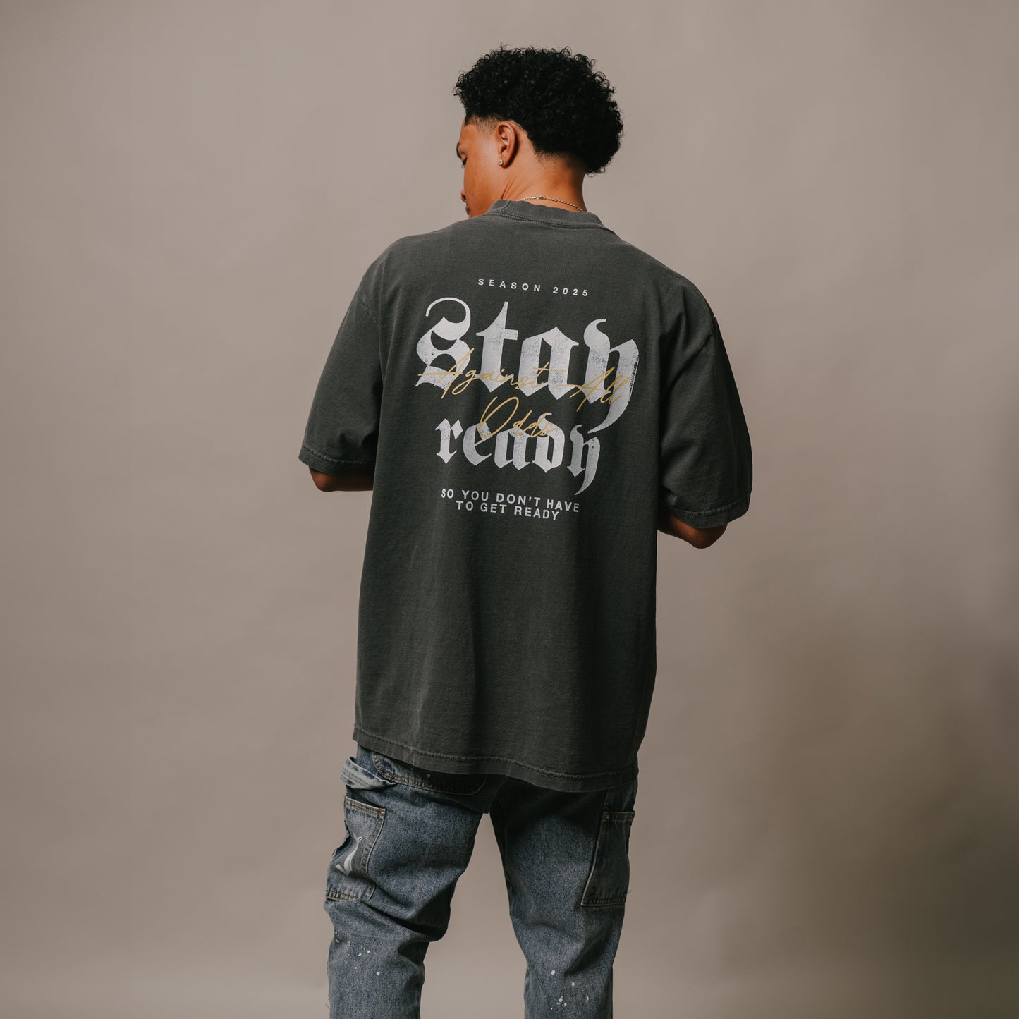 Stay Ready Tee (VINTAGE BLACK)