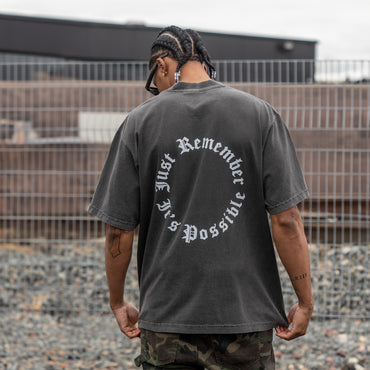 Circle Logo Tee (VINTAGE BLACK)