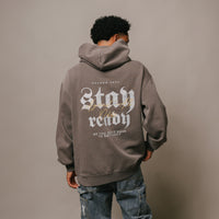 Stay Ready Hoodie (FADED GREY)