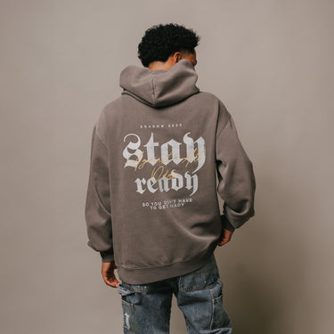 Stay Ready Hoodie (FADED GREY)