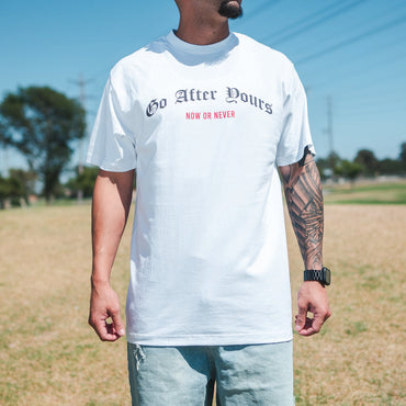 Now or Never Tee (WHITE)