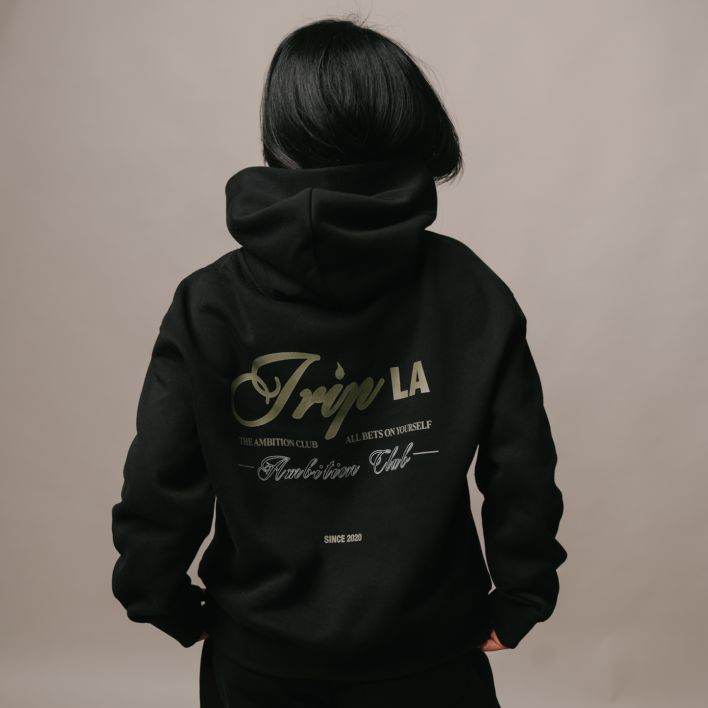 Ambition Club Womens Hoodie (BLACK)