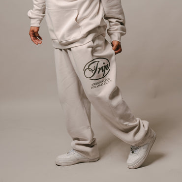 Ambition Club Straight Leg Sweatpants (BONE)