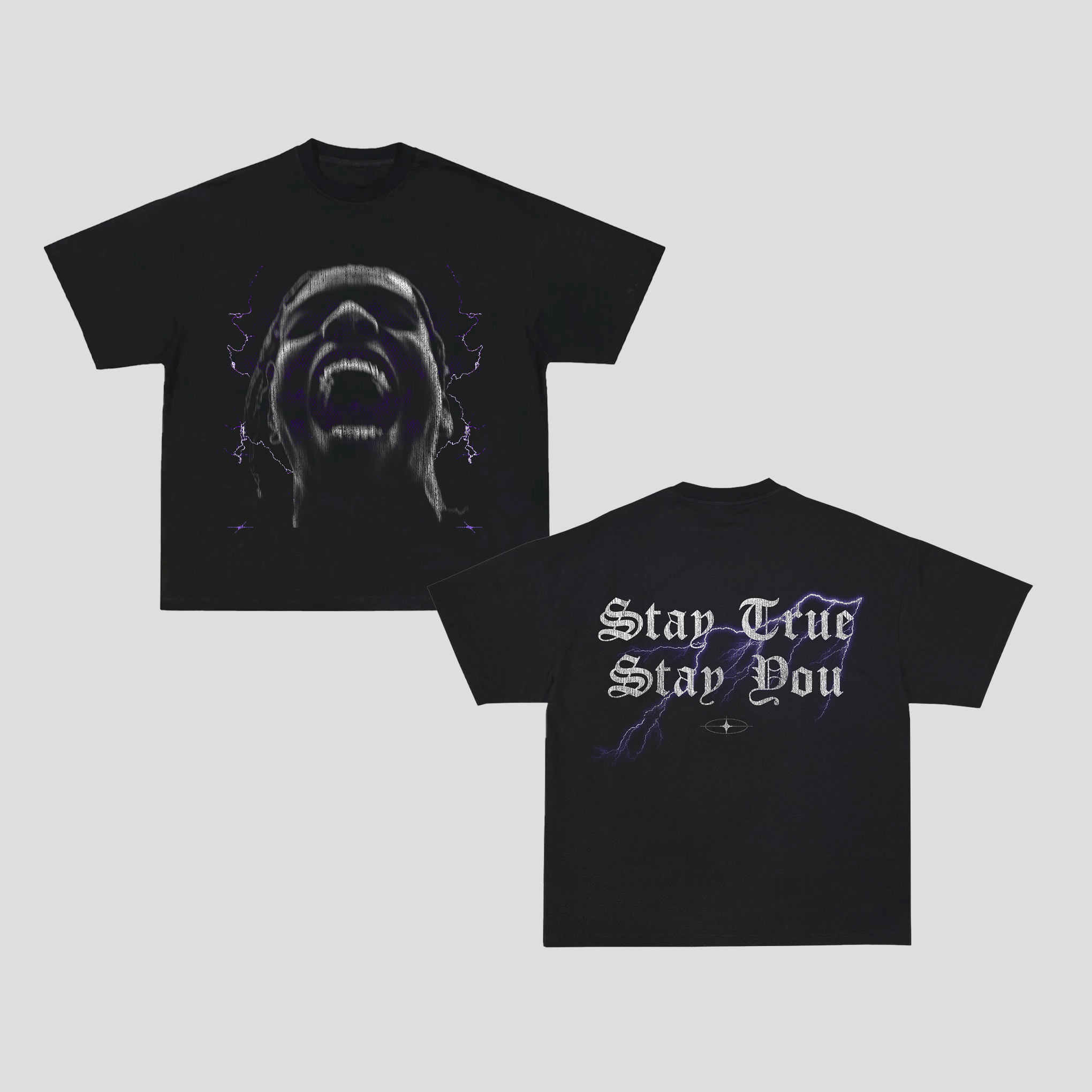 Stay True Tee (BLACK)