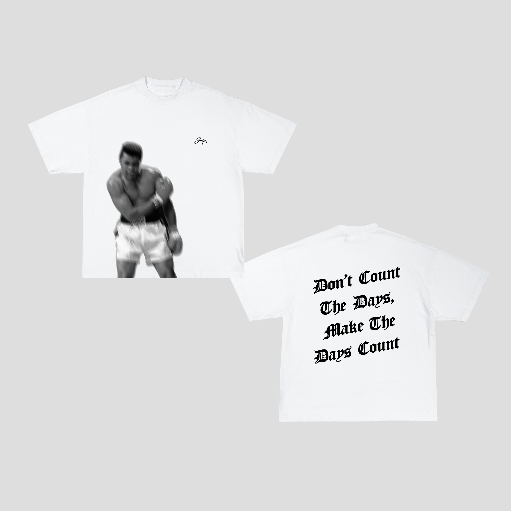 Ali Blur Tee (WHITE)