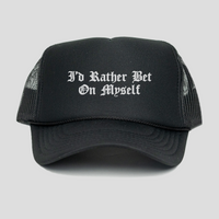 Bet On Myself Trucker Hat V2 (BLACK)