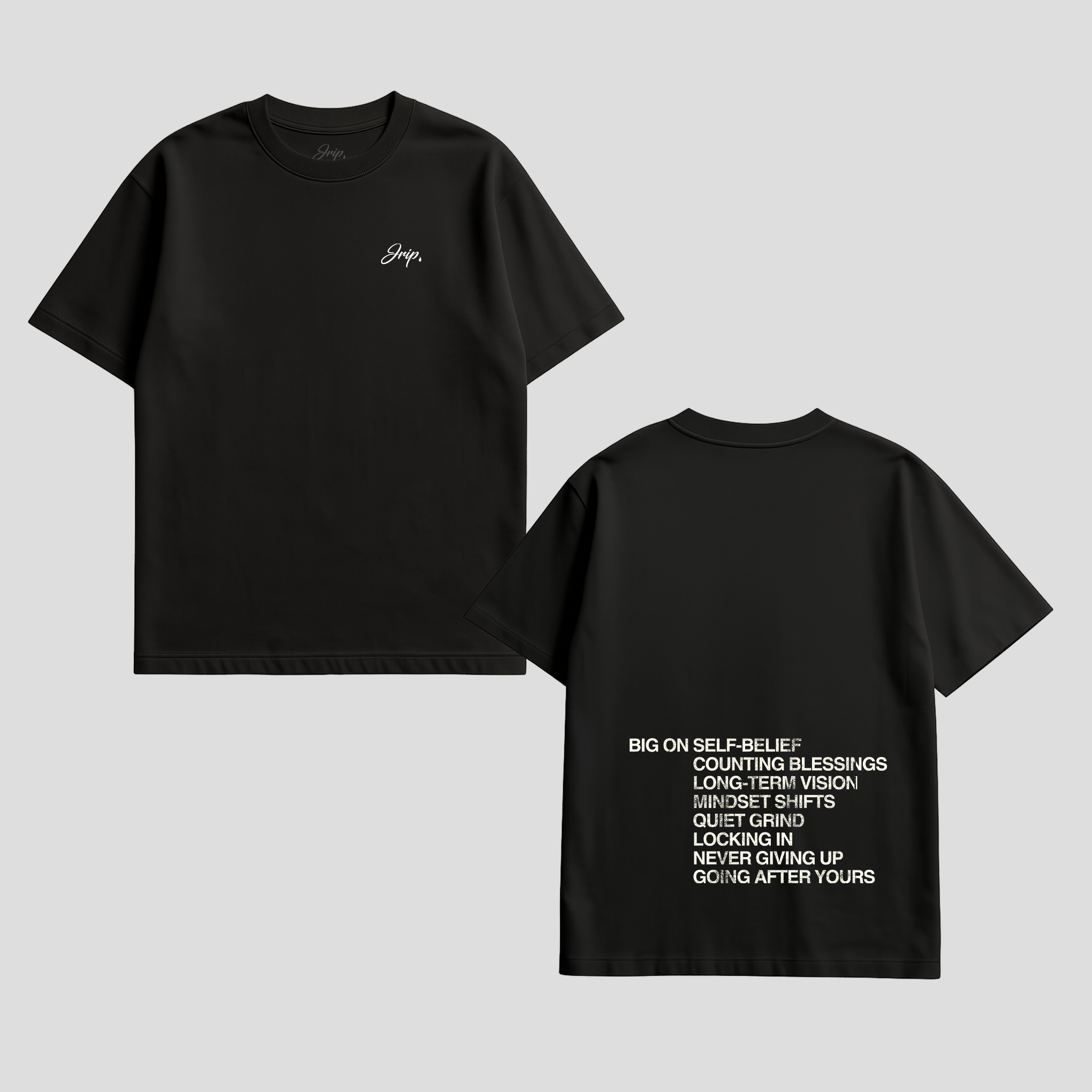 Big On Mindset Tee (BLACK)