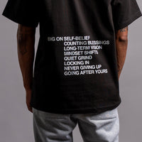 Big On Mindset Tee (BLACK)