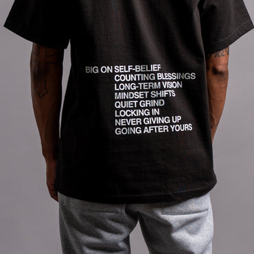 Big On Mindset Tee (BLACK)