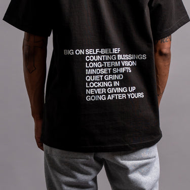 Big On Mindset Tee (BLACK)