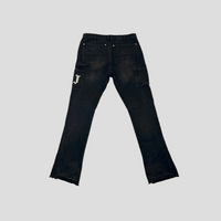 Jrip Flare Denim Pants (BLACK)