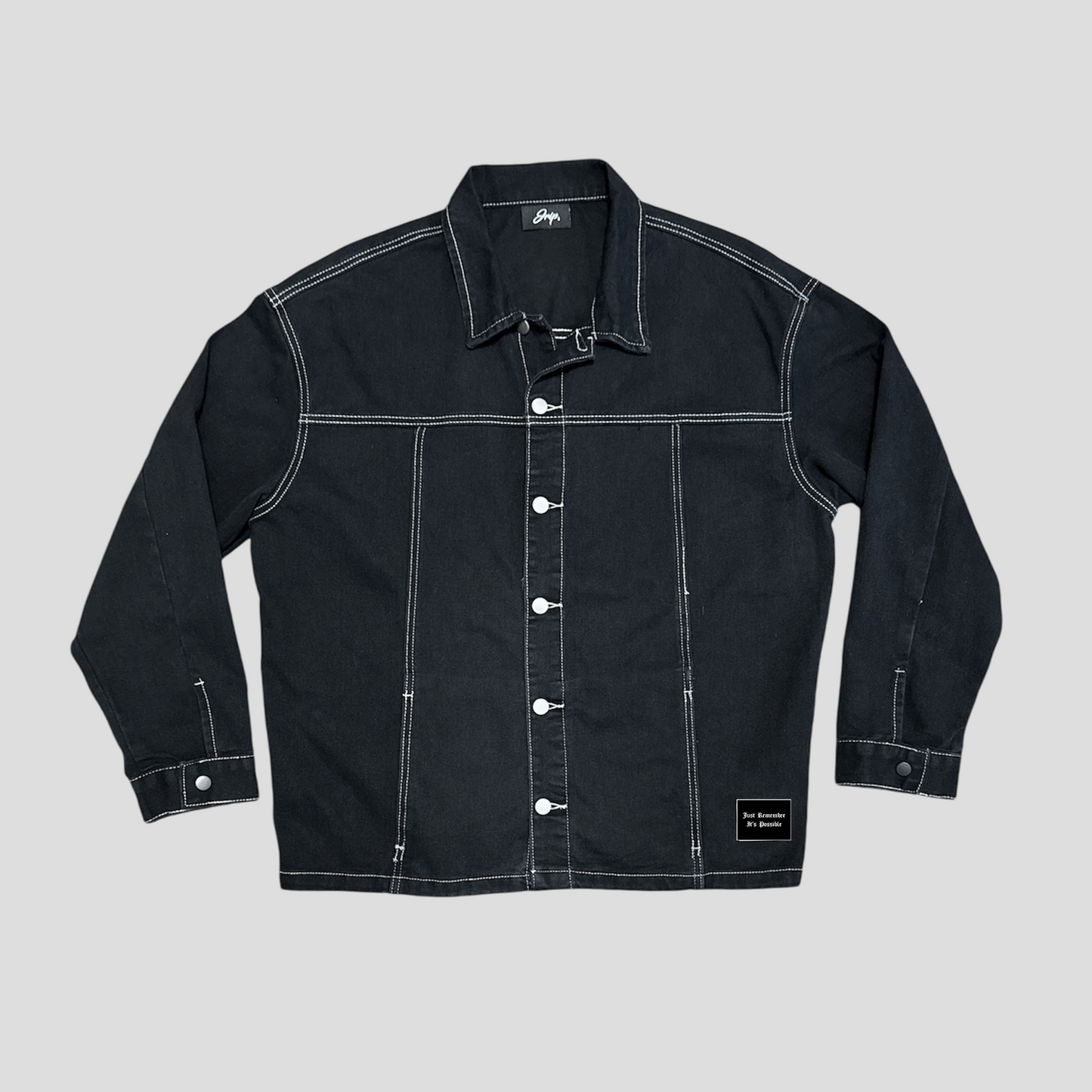 Denim Jacket (BLACK)