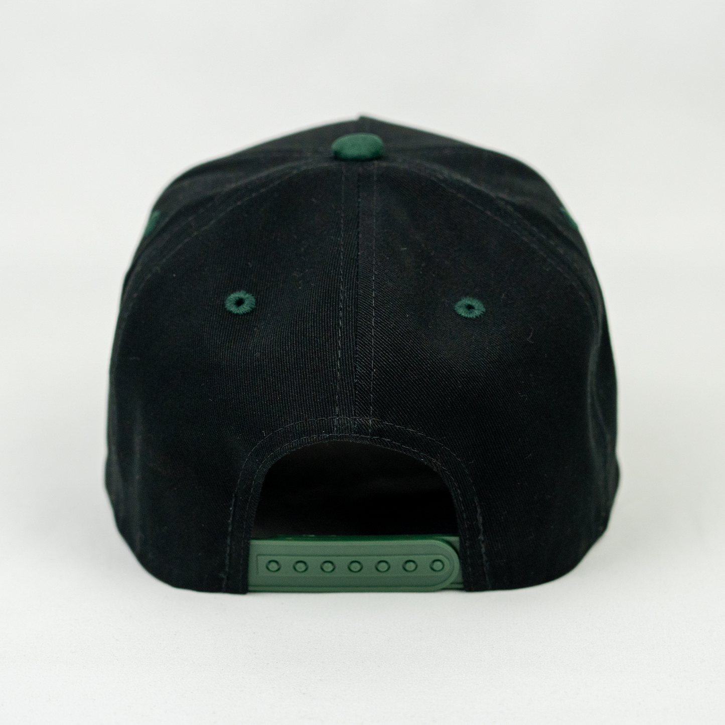 Ambition Club Snapback Hat (BLACK/GREEN SUEDE)