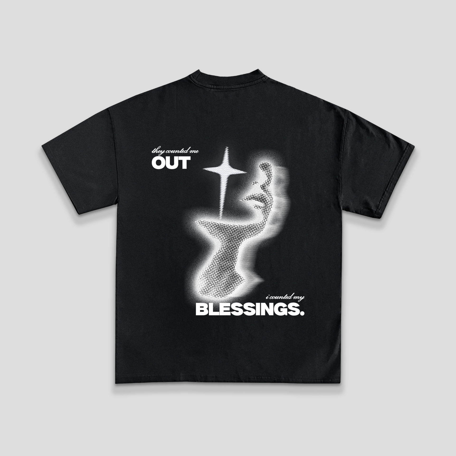 Blessed Tee (BLACK) – JRIP LA