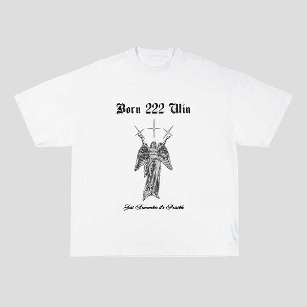 Born222Win Angel Tee (WHITE) – JRIP LA