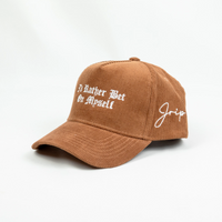 Bet On Myself V2 Snapback Hat (BROWN CORDUROY)