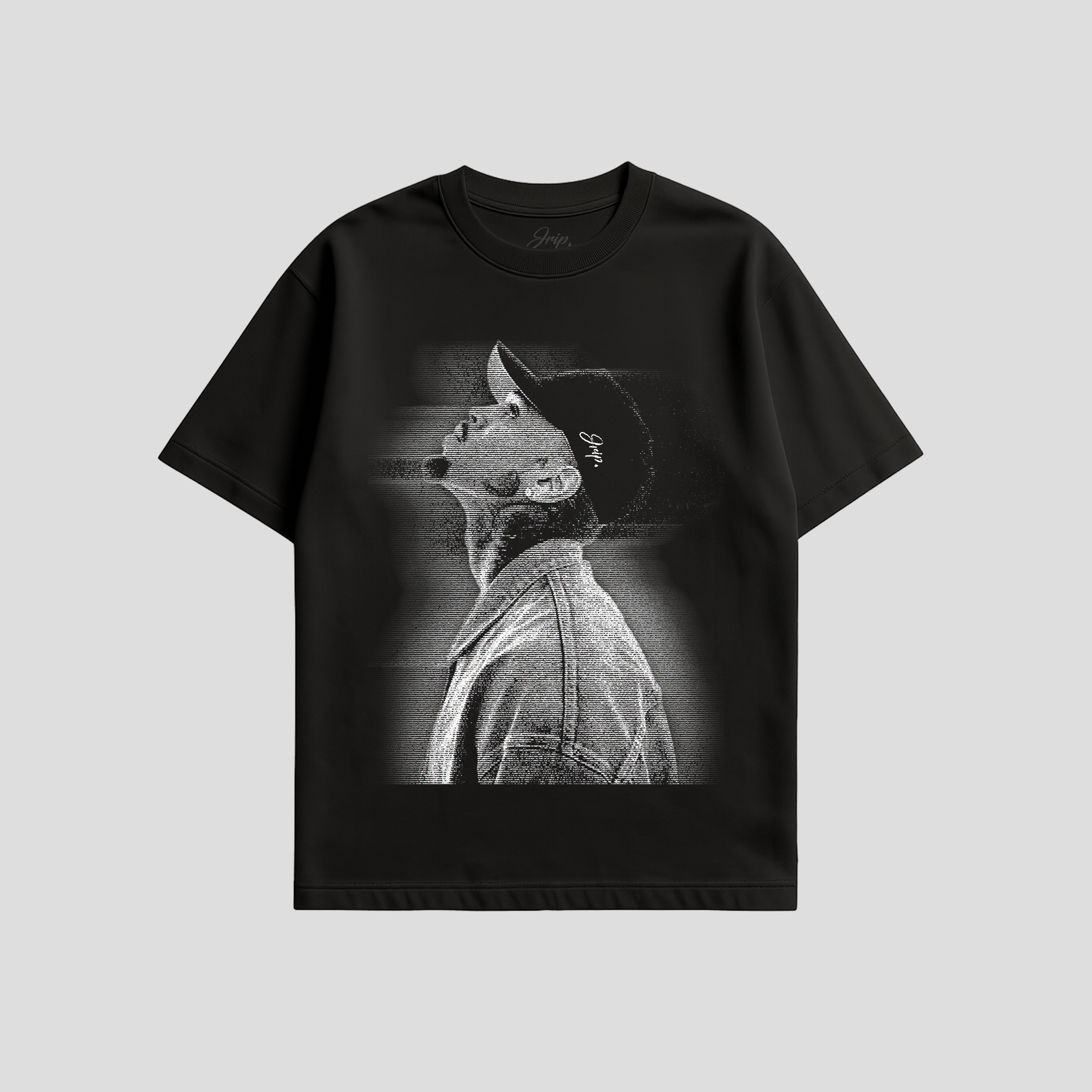C Breezy Blur Tee (BLACK)