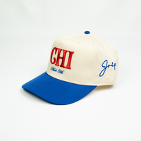 CHI Made Me Snapback Hat (CREAM/BLUE)