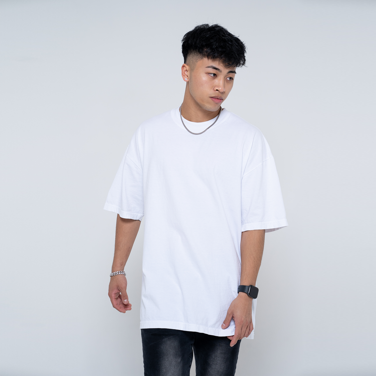 CIRCLE LOGO TEE (WHITE)