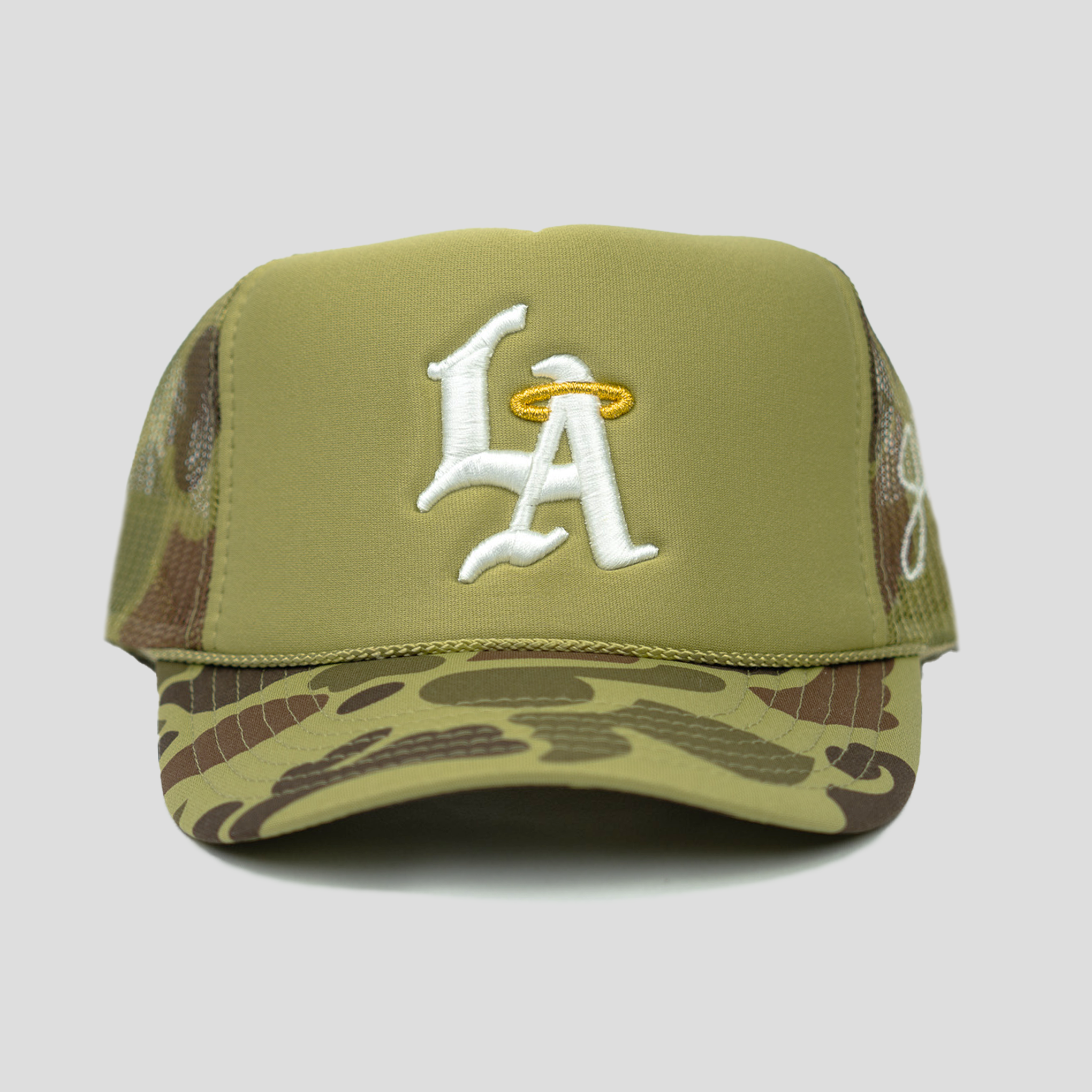 LA Halo Trucker Hat (CAMO)