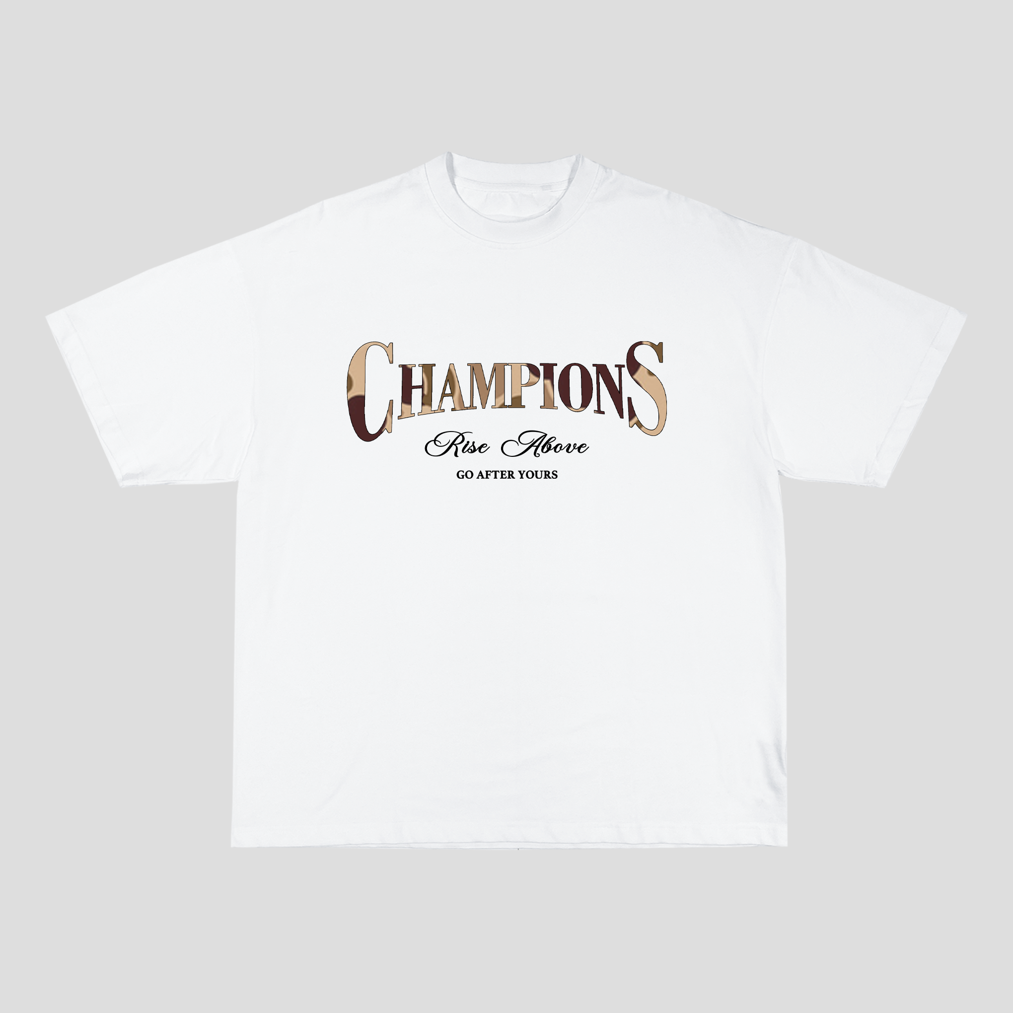 Champions Rise Above Tee (WHITE)